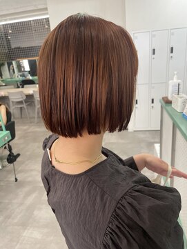 エイト 横浜店(EIGHT) ブリーチなしオレンジベージュ