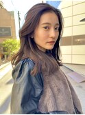 大人カジュアルレイヤー×ブランジュカラー