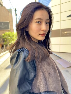 オグジュアリー 表参道(aux.) 大人カジュアルレイヤー×ブランジュカラー