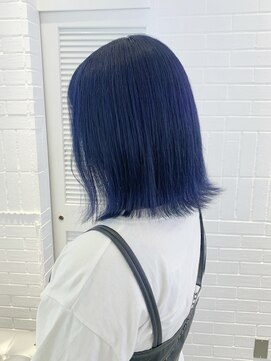 ゲーム 原宿店(GAME) ダブルカラーブルーベージュカラーケアブリーチハイトーンカラー