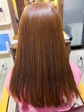 オンスター(ONSTAR) 20代30代40代ブラウン髪質改善カラー艶感ストレート