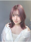 くびれミディ シースルー小顔カット