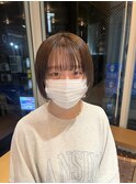 切りっぱなしボブ/ボブ/ミニボブ/ミディアム