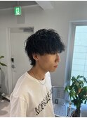 【メンズ】緩めツイストスパイラルパーマ
