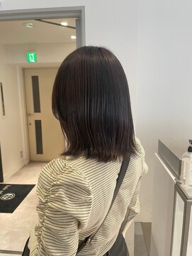 ガリカ 渋谷(Gallica) 【小岩井美希】大人ミディアム/ブリーチなしオリーブベージュ