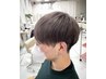 メンズカット＋ストレートパーマ　（眉カット￥550) 