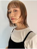 レイヤーボブ 顔周りレイヤーカット 前髪カット　表参道20代30代