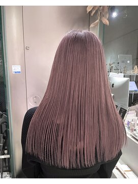 シェリ 天神(CHERIE) 福岡 ブリーチ ベージュ グレージュ ダブルカラー ハイライト