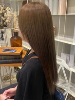 ドレス(Dress)&nbsp;ミルクティーベージュ/艶髪/ストレートロング