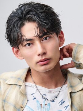 オーシャントーキョー 原宿(OCEAN TOKYO) 波巻きパーマメンズニュアンスパーマカルマパーマセンターパート