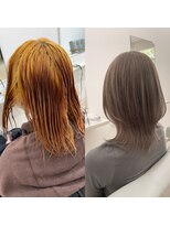 シーバイラヴィズム けやき通り2号店(Sea by LUVISM)&nbsp;暗染めからのブリーチ