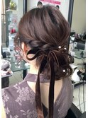 お呼ばれヘアセット