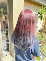 ロッコ 船橋駅(Rocco) カシスレッド 寒色グラデーション 船橋駅 船橋