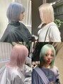 アグ ヘアー シンジュク 新宿西口店(Agu hair SHINJUKU)&nbsp;ペールトーンカラーやホワイトカラーが得意です！