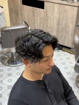 グルーマーズトウキョウ(GROOMER/S TOKYO)&nbsp;men's/メンズ/リバースセンターパート/サーフカール/神保町/眉毛