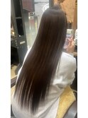 黒髪/ボブルフ/ネビージュ/小顔/ワンレン/○○/髪質改善/前髪