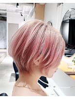 アイズ(I's)&nbsp;くびれショート×ハイトーン×ピンクベージュ