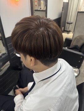 デューヘアー(due hair) メンズマッシュ オリーブカラー