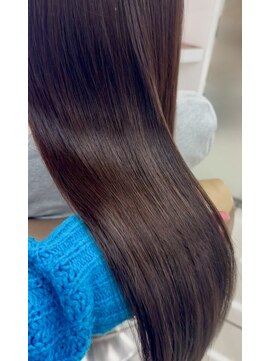 スタイル 横浜(STYLE) エクステ８０本黒髪パープルグラデロング/馴染ませエクステ/