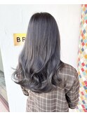暗髪グレージュ