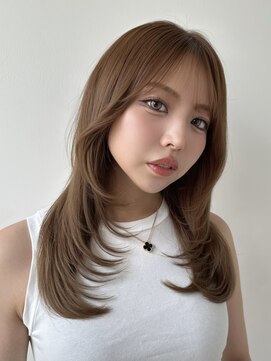 バイオレット ナゴヤ(Violet Nagoya) ミディアムレイヤー/レイヤーカット/薄め前髪/NS-111