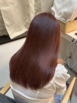 アリアツイン バイ エクラート 池袋西口店(ARiA TWiN by ECLART) ピンクブラウン[髪質改善］