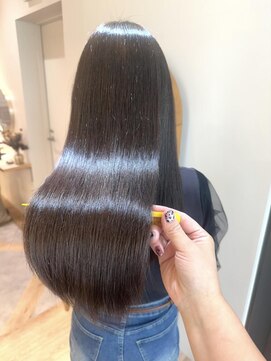 アンド ラ ブランシュ(&.La Blanche) オリーブベージュ/髪質改善ストレート