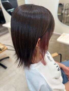 ミュミュ(mu-mu) デザインカラー インナー秋ピンク11.5