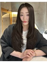 アンフィニー 仙台(ANFINI)&nbsp;クラゲヘアー髪質改善仙台縮毛矯正レイヤーカットオリーブ前髪