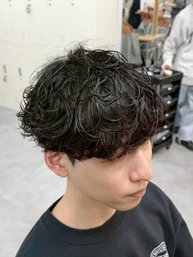 ツーダブル 豊中店(WW..) ツイストスパイラルパーマ波巻きスパイラル刈り上げマッシュ