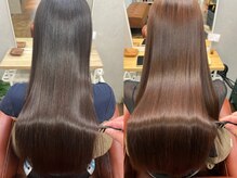 絹髪トリートメントでサラサラが続き、艶が持続し愛され髪へ