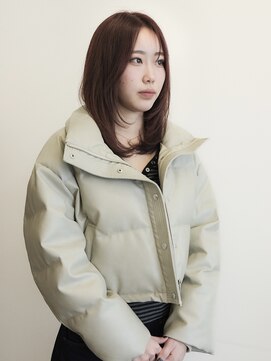 Idk レイヤーカット◎ツヤ感ブラウン