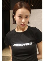 ビュートリアム 南青山(BEAUTRIUM)&nbsp;ミニボブ切りっぱなしボブ前髪なし海外ボブ髪質改善表参道30代