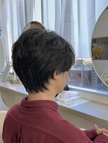 ティエル 町田店(tiel) 【ショートウルフ】センターパート
