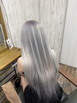 ヘアスタジオワン 藤沢店(HAIR STUDIO ONE)&nbsp;夏～　シルバー×ミントグリーンハイライト