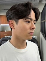 ニコ トウキョウ 渋谷(nico TOKYO) 刈り上げセンターパートテーパーフェードカットニュアンスパーマ