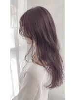 ブルーノ 東員店(BRUNO)&nbsp;大人っぽく柔らかな、くすみパープルロング