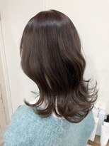アトレ 福岡大名店(attrait)&nbsp;大人っぽいダークブラウン × セミロング