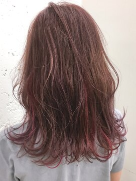 ブルーフェーセス 表参道(blue faces) 『bluefaces』ラベンダーピンク＆ピンクハイライト