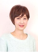 大人可愛い◆小顔効果【美シルエット大人ショート】