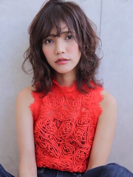 ラックスビー スカイ 大阪梅田店(LUXBE SKY) 小顔効果★外ハネヴェールウェーブ【LUXBE 大阪梅田店】