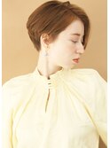 大人可愛い　すっきりハンサムショート