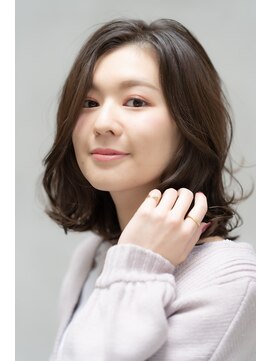 ヘアサロン アンフェール(Hair Salon Amfaire) 【amfaire】暗髪無造作カール