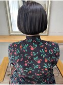 襟足ギリギリミニボブ
