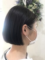 フラット 千葉(Flat.) コンパクトボブ/グレージュ《JAGARA代見》