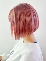 アイティー バイ アルバム 中野店(IT by ALBUM) ピンクボブ_マロンベージュAラインボブかきあげロング_ba322002