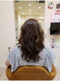明るめのグレイカラー(白髪染め)