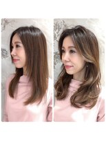 アフロート ルヴア(AFLOAT RUVUA)&nbsp;レイヤーカットで華やか【上品パーマ】は【ルヴア京佳】にお任せ