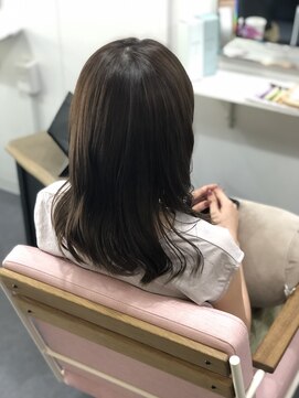 ナンバーフォーナチュラル(NO4 natural) フォギー×カーキ×ハイライト