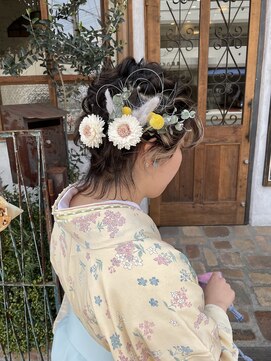 ディディ イック(didi ic) 卒業式ヘアアレンジ&袴着付け